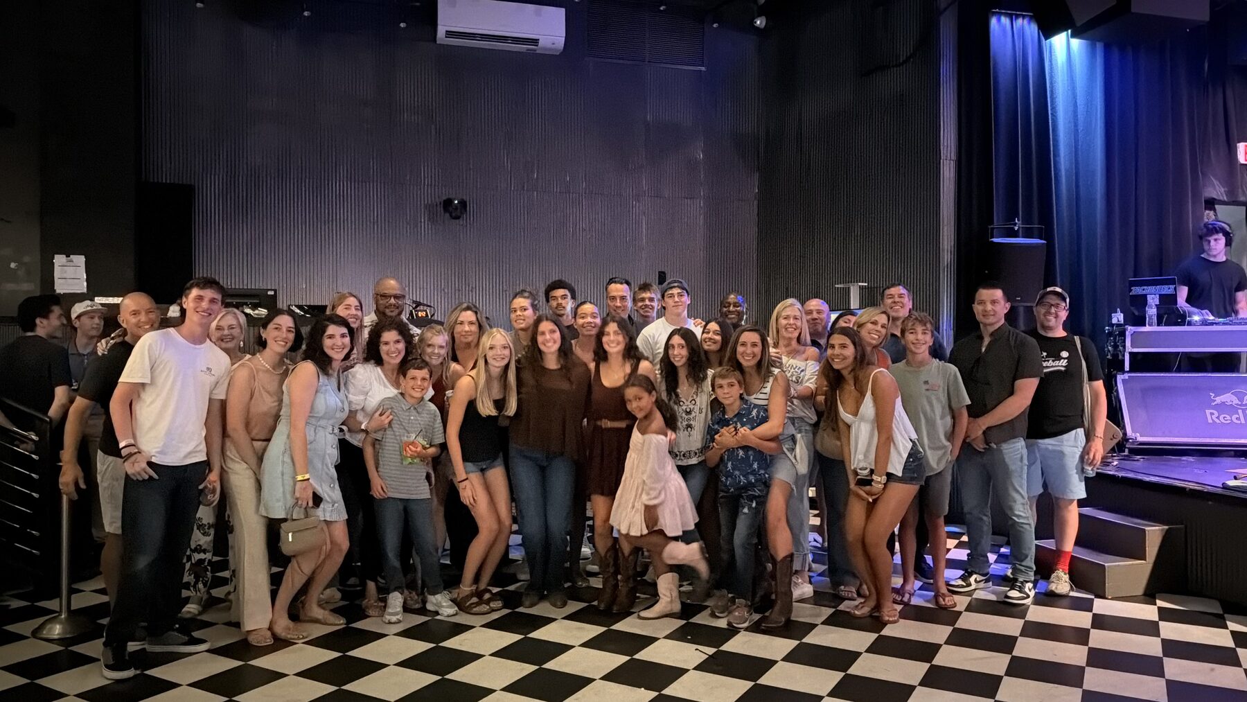 Family and friends who packed the room for Kailey Jane's Pearl Street Warehouse show